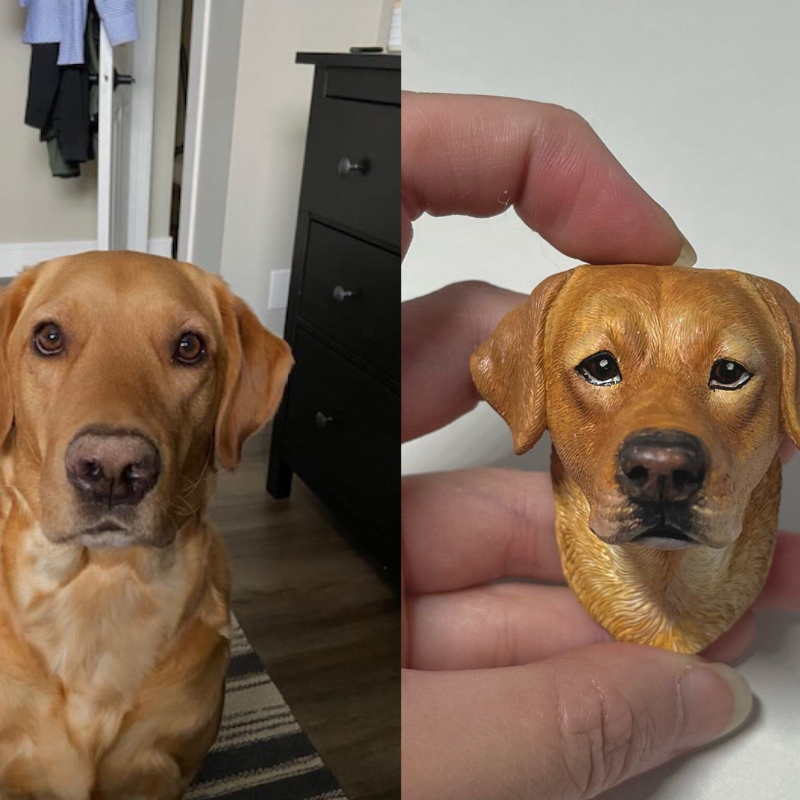 Custom Engraved Pet Magnet Figurine