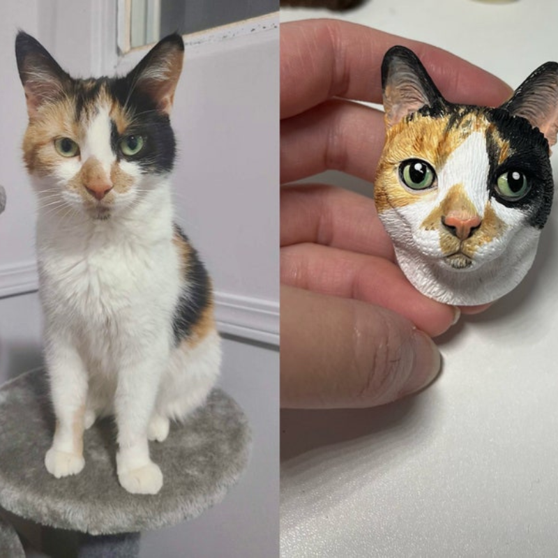 Custom Engraved Pet Magnet Figurine