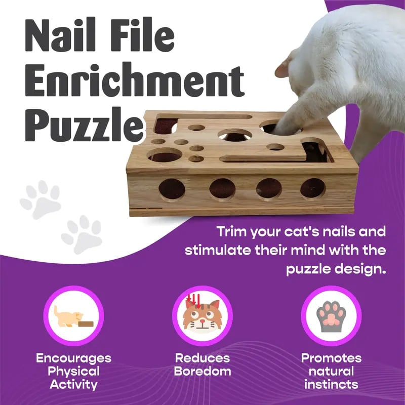 Purr-Puzzle Scratch Box