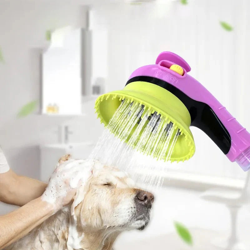 Dog Shower With Brush