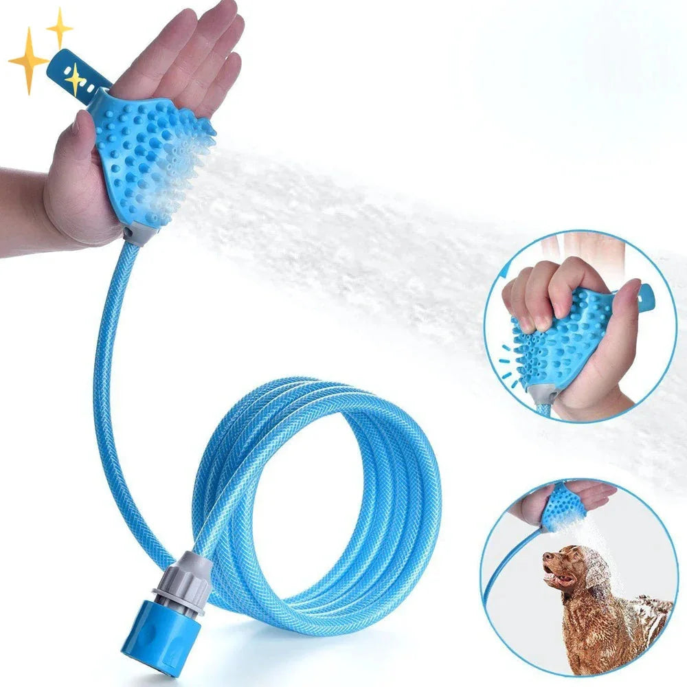 AquaPaw - Shower Glove with Brush