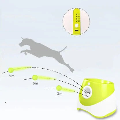 Automatic dog ball throwing machine