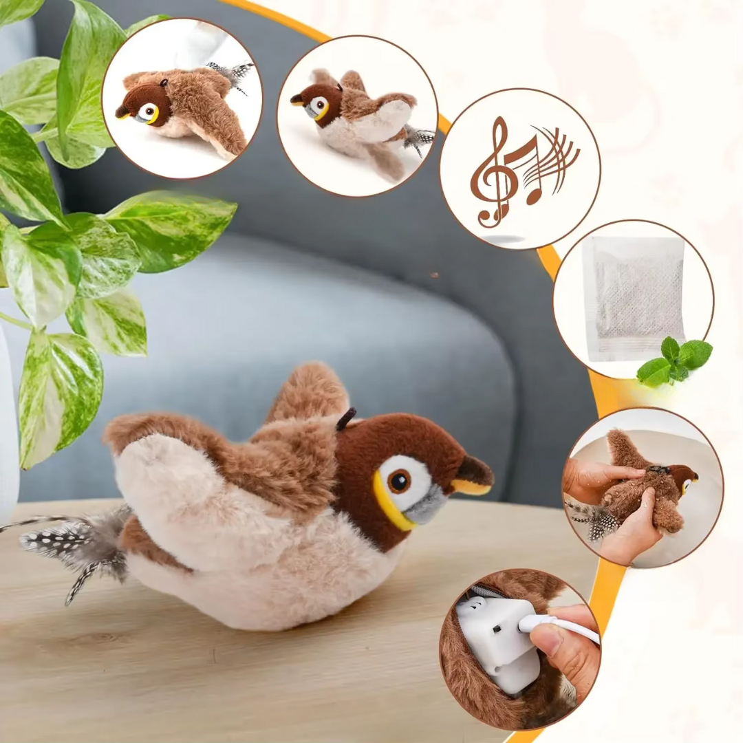 CatCatch - Interactive Self-Flying Bird Toy