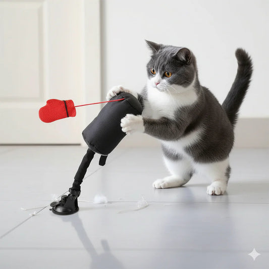 Interactive Punching Bag For Cats