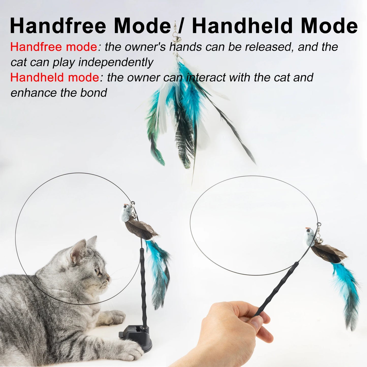 Cat Feather Wand Toy