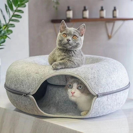 Donut Cat Bed And Cave