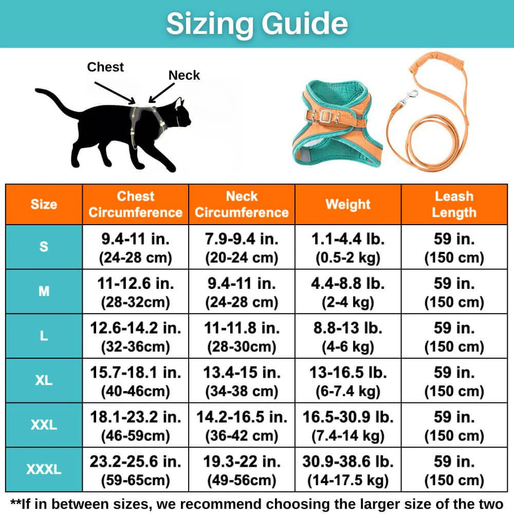 PurrSuit Adventure Kit - Cat Harness And Leash Set