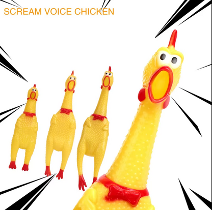 SqueakyChicken – Funny Squeaky Dog Toy