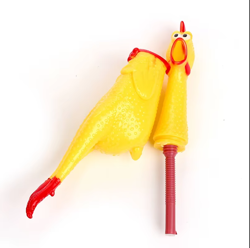 SqueakyChicken – Funny Squeaky Dog Toy