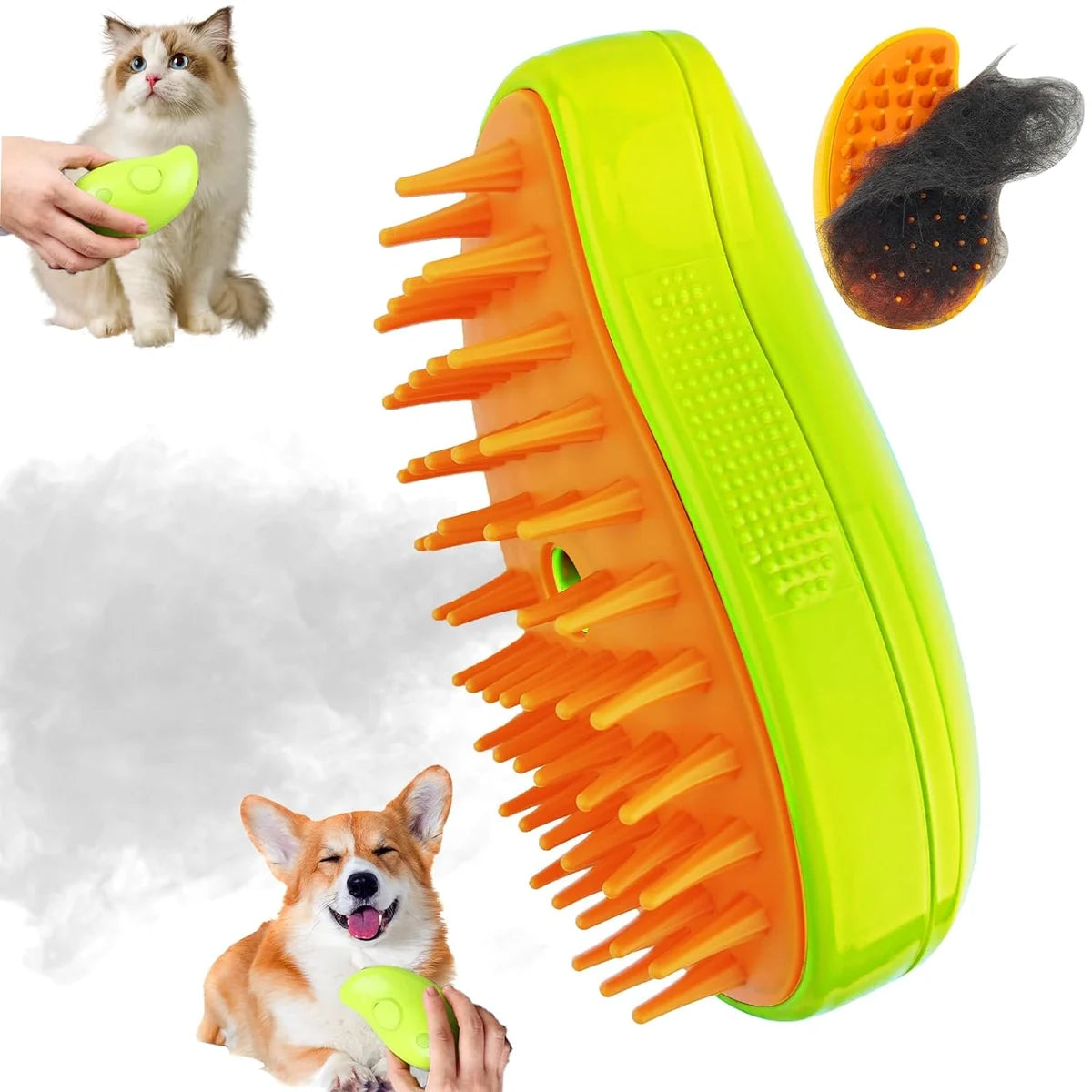 Steamy Pet Brush