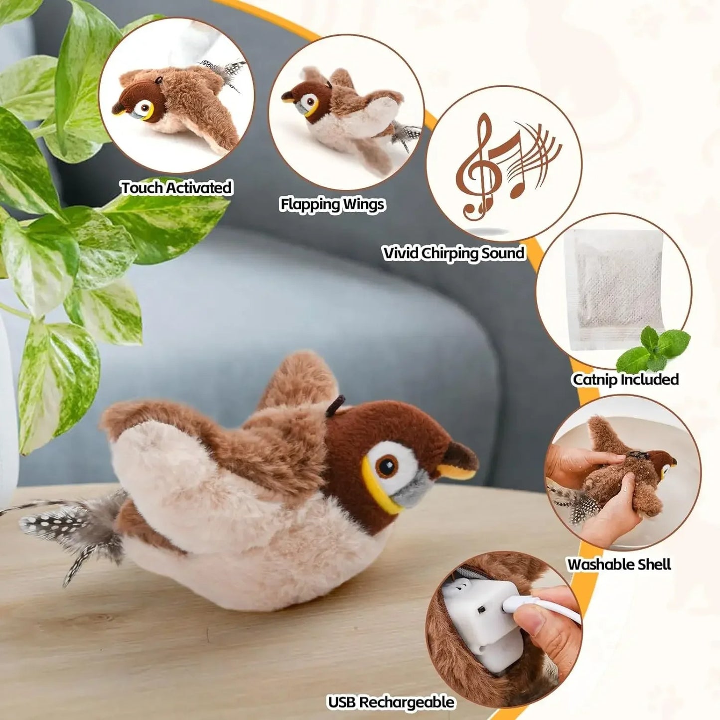 Interactive Bird Toy