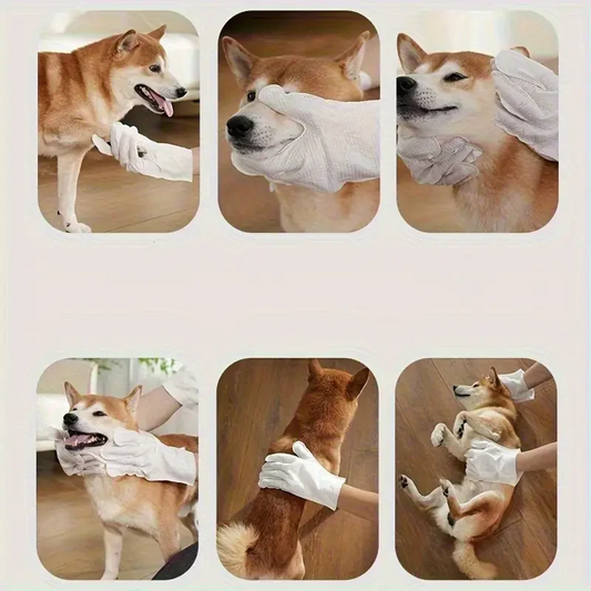 Grooming Gloves for Dogs & Cats