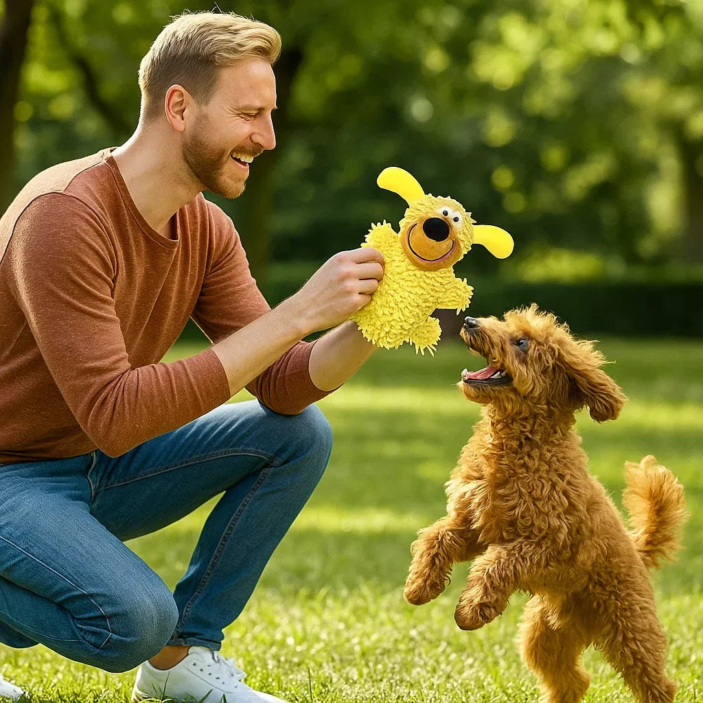 Smiley Bite Dog Dental Play Toy