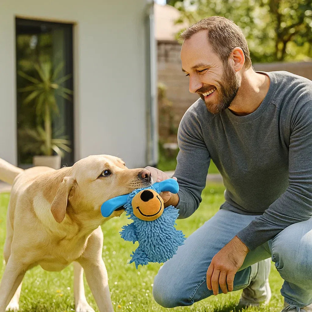 Smiley Bite Dog Dental Play Toy