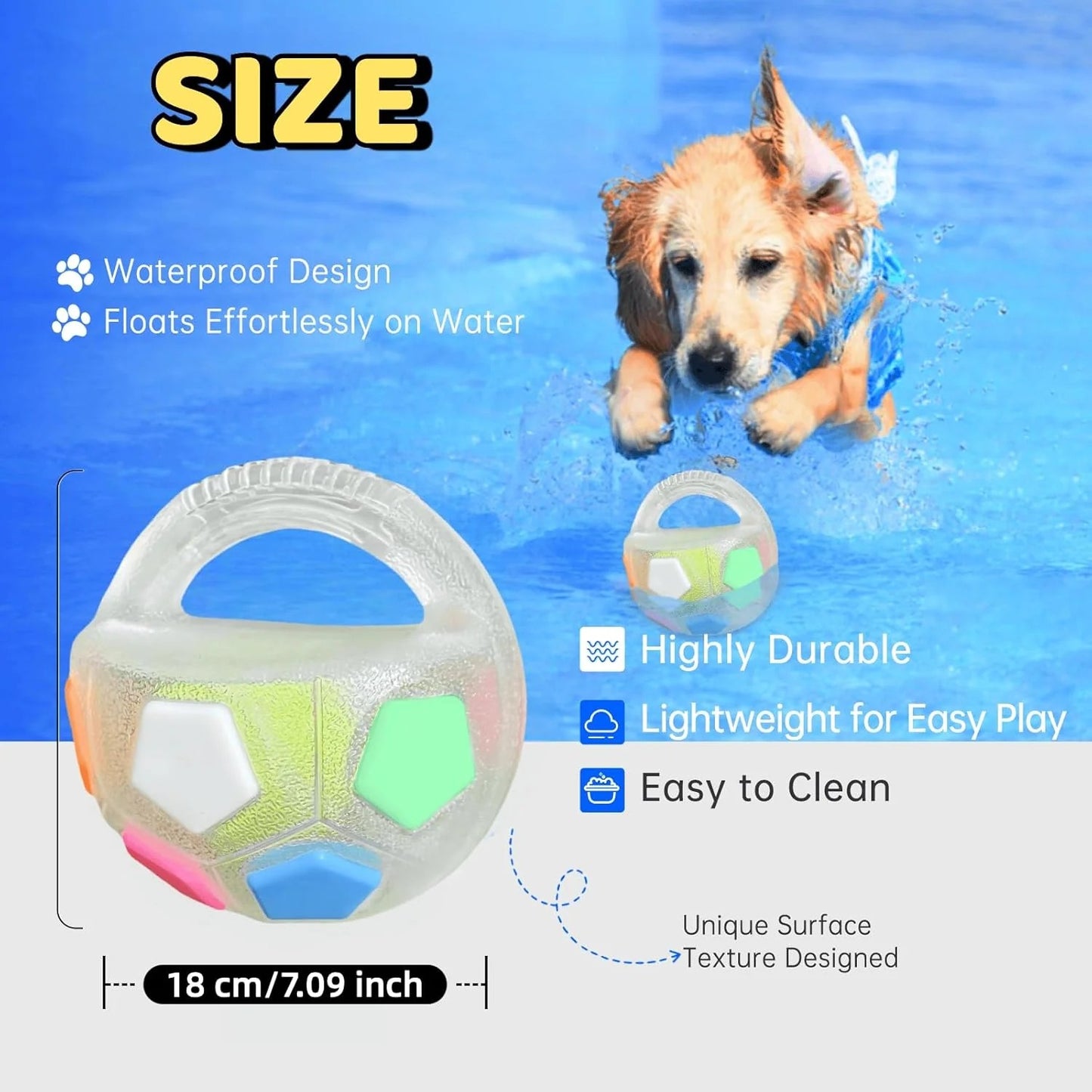 BuddyBall - Bite-Resistant Dog Play Ball